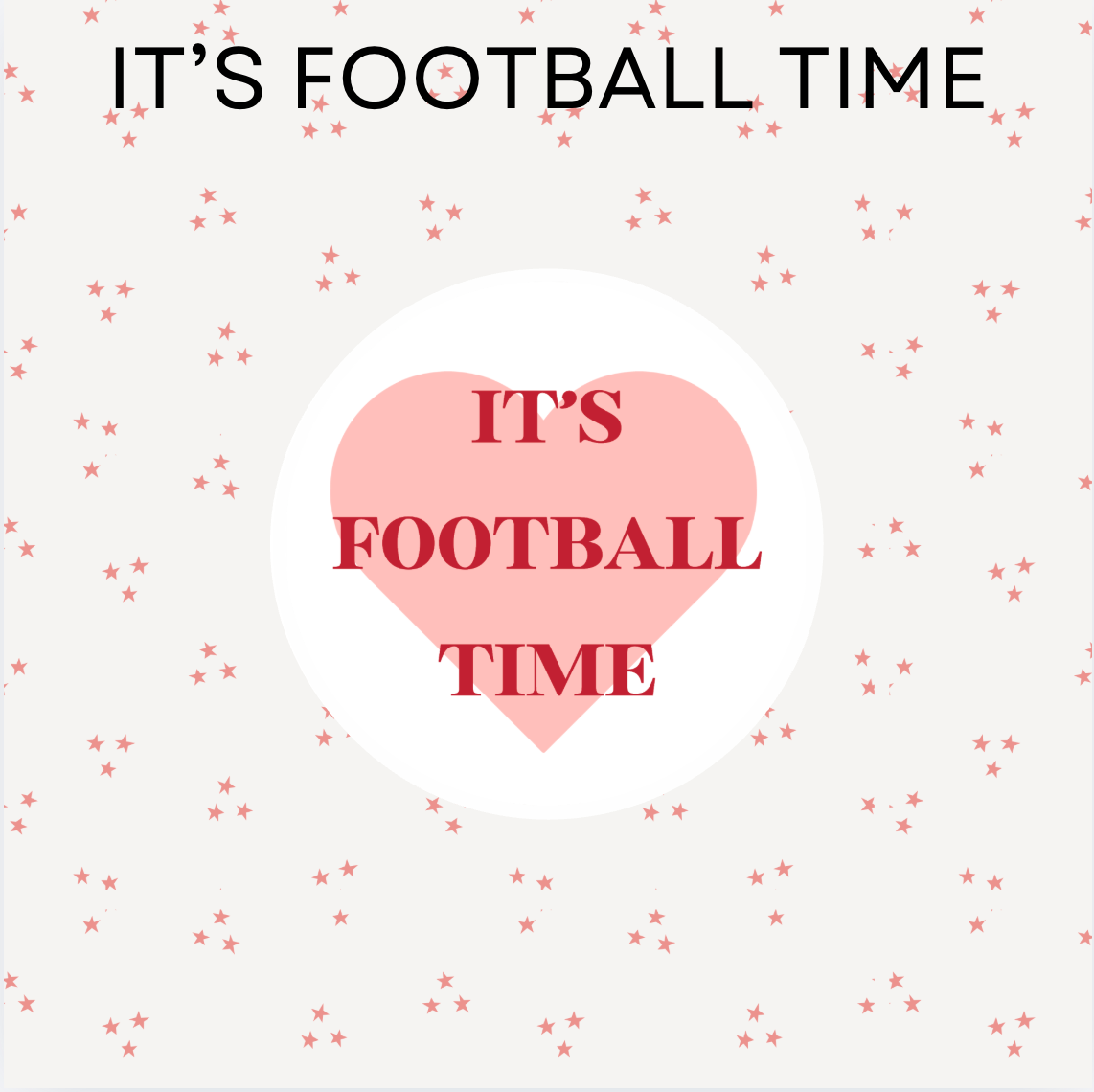 It's Football Time