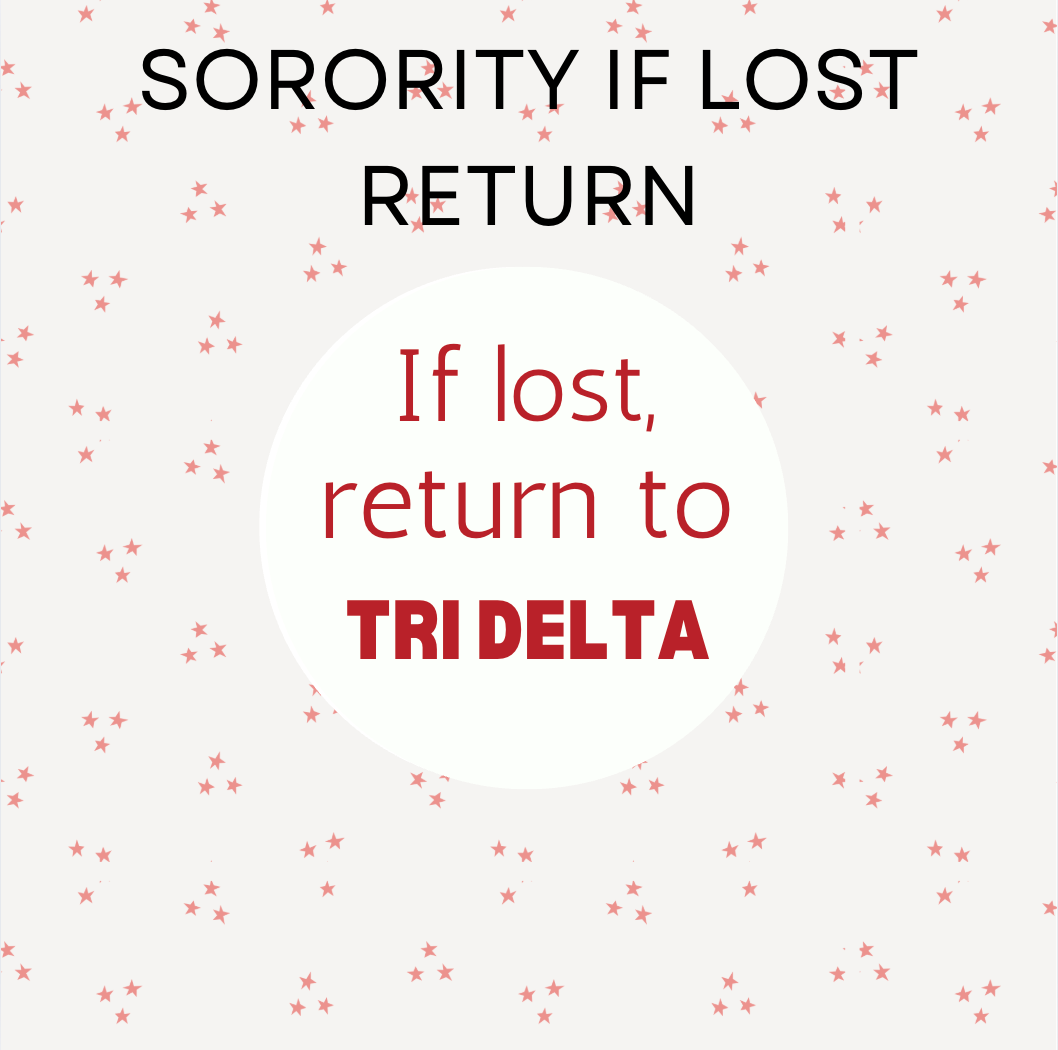 Sorority if Lost Return