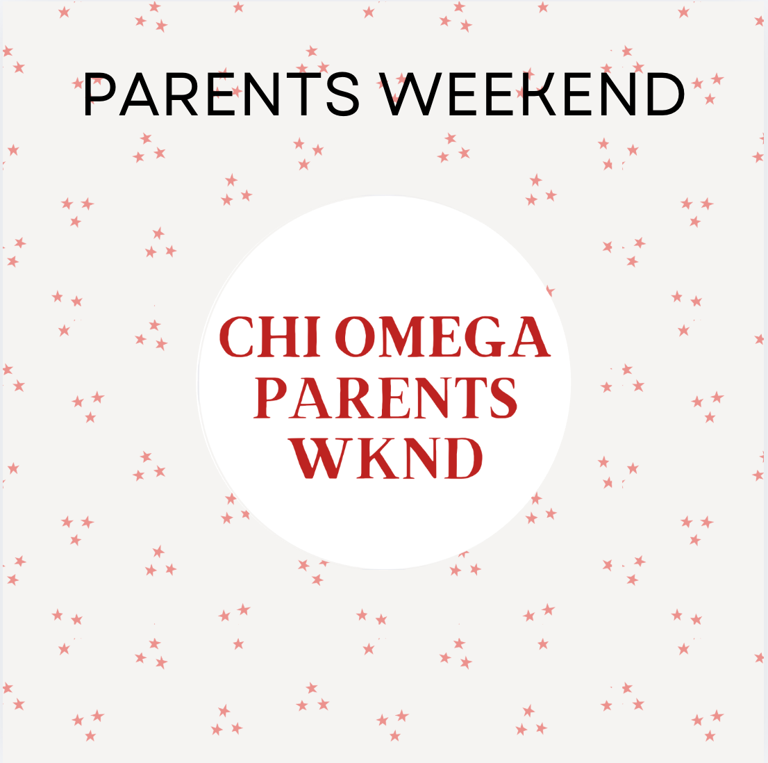 Parent's Weekend